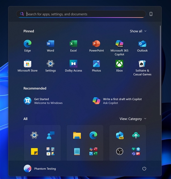 逃不掉的AI!Copilot侵入Windows 11开始菜单