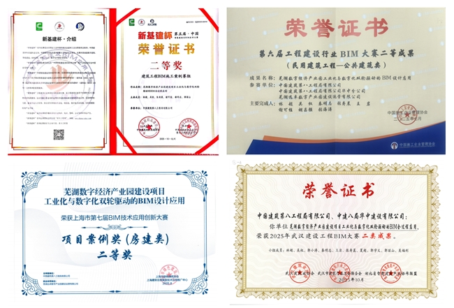 数字赋能,智造未来:中建八局芜湖数字经济产业园项目BIM技术打造智慧建造新篇(图8) 数字赋能,智造未来:中建八局芜湖数字经济产业园项目BIM技术打造智慧建造新篇(图8)