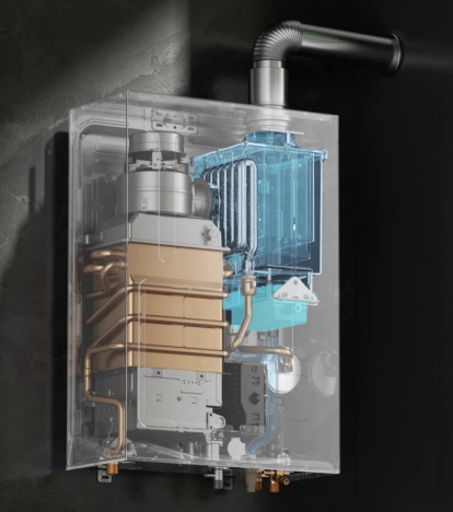 万和电气推新一代燃气热水器：首创冷凝水雾化外排技术(图2)